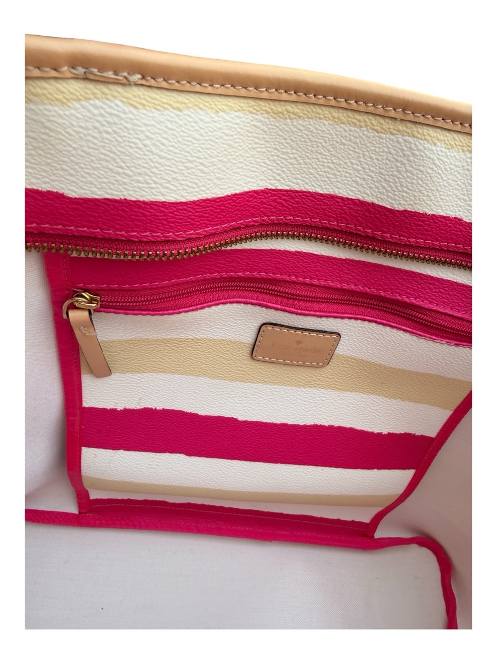 Kate Spade Striped Bondi Road Harmony Tote Bag - Picture 7 of 8